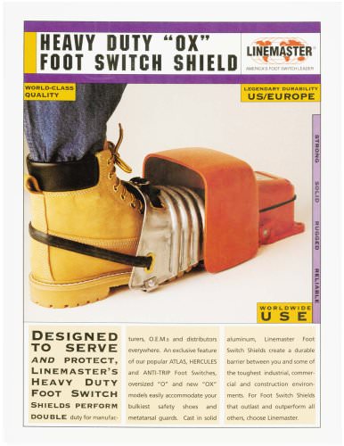 Heavy Duty "OX" Foot Switch Shield