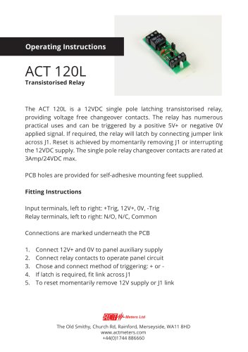 120L Transistorised Relay