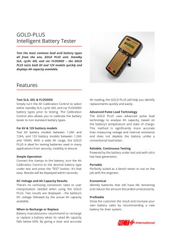 ACT Meters International_GOLD PLUS Infosheet