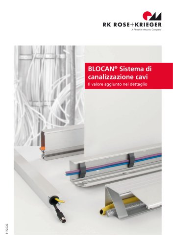 BLOCAN&reg; - Sistemi di canaline per cavi