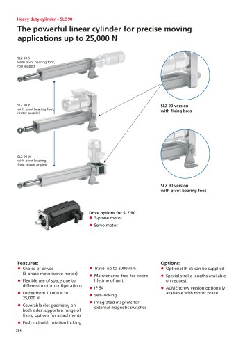 Heavy duty cylinder &ndash; SLZ 90