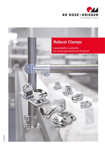 Robust Clamps - Sistema di collegamento di tubi in acciaio inox molto resistente