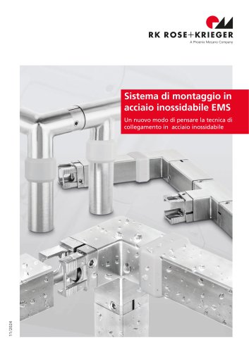 Sistema di montaggio in acciaio inossidabile (EMS)