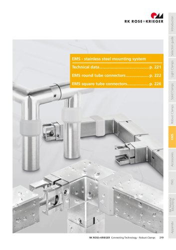 Stainless steel assembly system (EMS)