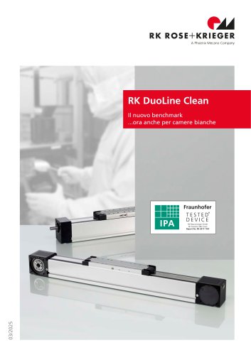 Unit&agrave; lineari RK DuoLine Clean