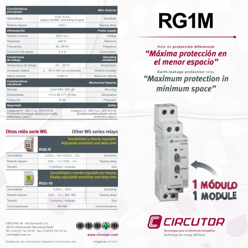 RG1M, Maximum protection in minimum space