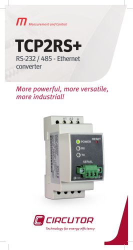 RS-232 / 485 - Ethernet converter More powerful, more versatile, more industrial!