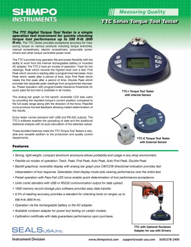 TTC Torque Tool Tester