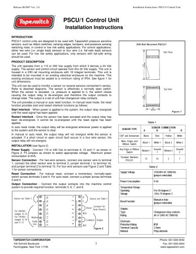PSCU/1 Control Uni
