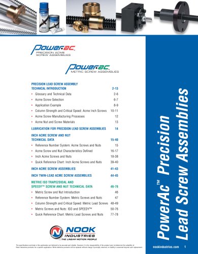 Lead screw assemblies