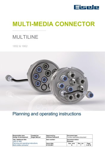 MULTILINE planning and operating instructions