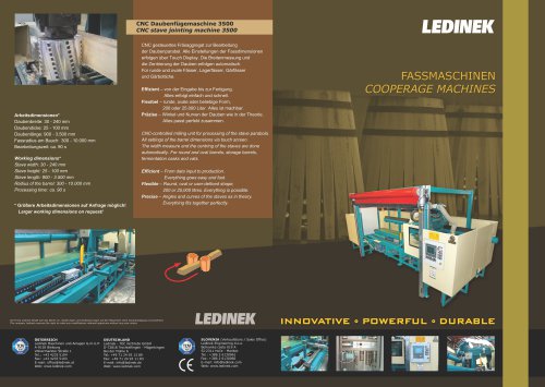 Cooperage machines