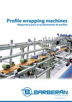 Profile wrapping machines