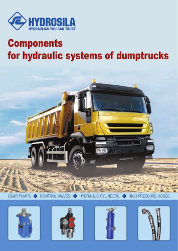 Components for hydraulic systems of dumptrucks Components for hydraulic systems of dumptrucks