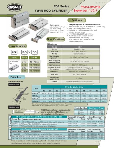 FDF Twin Rod Catalog