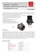 1534/1524 EN P CAMLOCK RECUPERO VAPORI - 1
