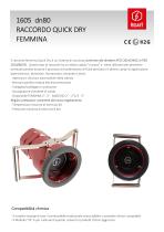 1605 adattatore Quick dry dn80 1605