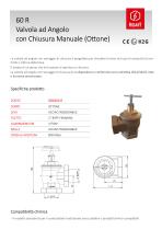 60R valvola ad angolo con chiusura - 1