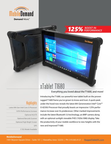 xTablet T1680 C1D2