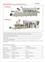 DPP/DPH260H3 alu/pvc/alu Blister Machine