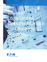 Logic Control, Operator Interface and Connectivity Solutions