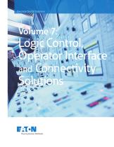 Logic Control, Operator Interface and Connectivity Solutions