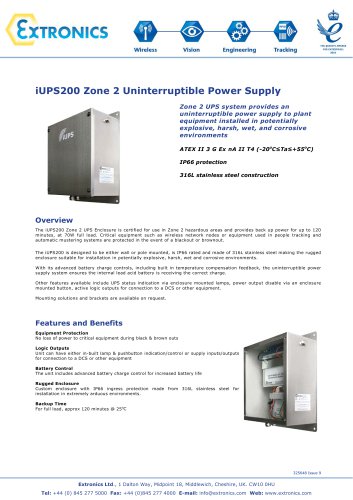 Zone 2 Uninterruptible Power Supply iUPS200