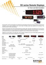 Baykon RX series Remote Displays