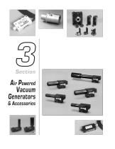 Air Powered Vacuum Generators & Accessories