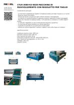 CTLR-2000-K3-0028 MACCHINA DI RIAVVOLGIMENTO CON REGOLETTO PER TAGLIO