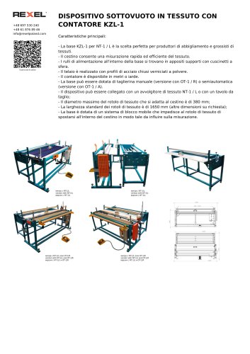 DISPOSITIVO SOTTOVUOTO IN TESSUTO CON CONTATORE KZL-1