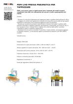 PDM-1/HD PRESSA PNEUMATICA PER TAPPEZZARE