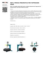 PDP-1 PRESSA PNEUMATICA PER TAPPEZZARE SEDIE