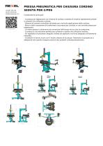 PRESSA PNEUMATICA PER CHIUSURA CORDINO SEDUTA PDK-2/PDS