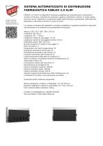 SISTEMA AUTOMATIZZATO DI DISTRIBUZIONE FARMACEUTICA FABLOX 2.0 SLIM