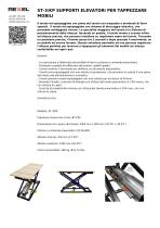 ST-3/KP SUPPORTI ELEVATORI PER TAPPEZZARE MOBILI