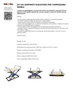 ST-3/R SUPPORTI ELEVATORI PER TAPPEZZARE MOBILI-1