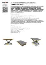 SUPPORTI ELEVATORI PER TAPPEZZARE MOBILI ST-7 KRB B-1