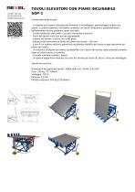 TAVOLI ELEVATORI CON PIANO INCLINABILE SOP-1-1