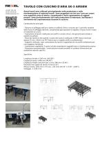 TAVOLO CON CUSCINO D'ARIA SK-3 AIRSEW (per cucire materassi)-1