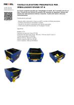 TAVOLO ELEVATORE PNEUMATICO PER IMBALLAGGIO DIVANI ST-6-1