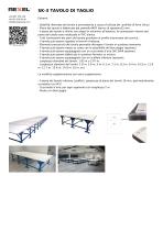 TAVOLO DA TAGLIO, TAVOLO DA TAGLIO TESSILE, TAVOLO DA OFFICINA SK-3-1