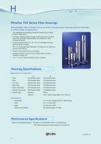 Filtrafine TKV Series Filter Housings