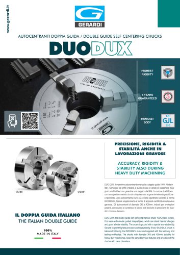 BROCHURE - DUODUX Mandrini Autocentranti