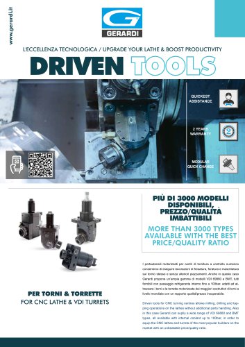 BROCHURE - Motorizzati per Torni e Torrette