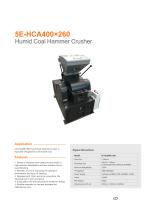 CKIC 5E-HCA400×260 Humid Coal Hammer Crusher