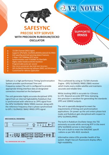 SAFESYNC - High Performance Time Synchronization System