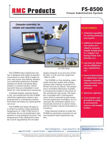 FS-8500 Freeze Substitution System