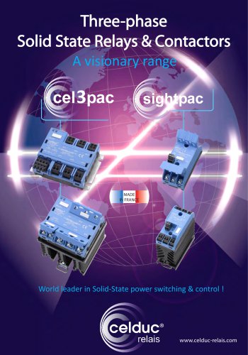 New range of three-phase Solid State Relays & Contactors