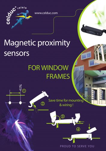 Sensors for window frames